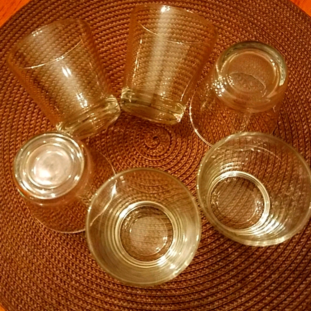 1 Set of 6 Tiramisu Dessert / Small Drinking Glass